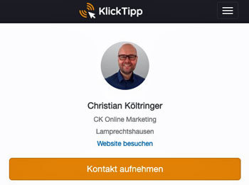 Christian Költringer als Klick-Tipp Consultant