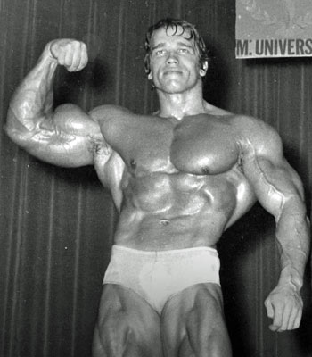 Arnold Schwarzenegger als Mr. Universe