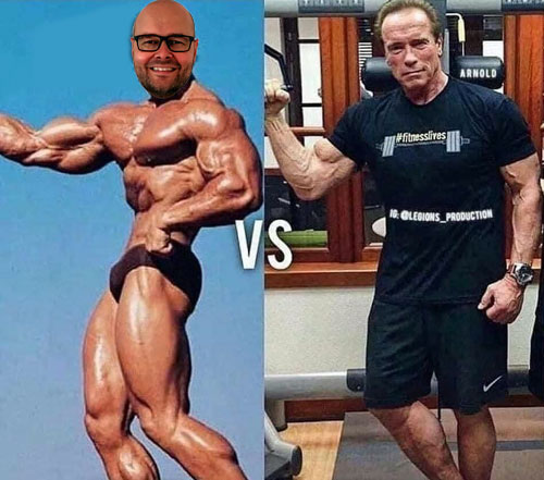 Arnold Schwarzenegger früher und heute