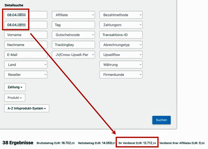 Ich habe über 12.500 € an nur einem Tag verdient