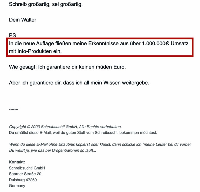 1 Million Euro Umsatz mit digitalen Produkten von Walter Epp