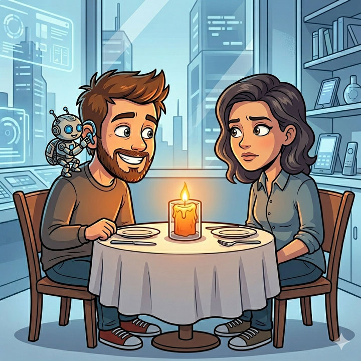 KI-Ohrhörer auf dem Date – wenn die Maschine Dir einflüstert, was Du sagen sollst